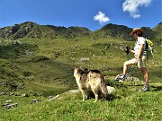 84 Dal Rif. Balicco bella vista verso la Bocchetta di Budria salita